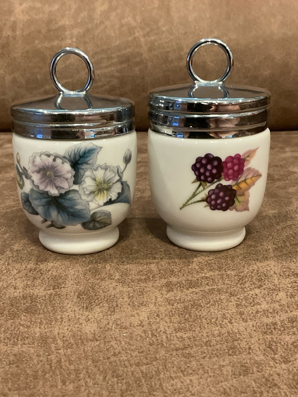 Royal Worcester Porcelain Egg Coddlers